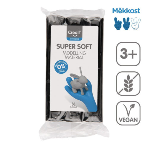 3082-large_default Modelovací hmota Creall Super soft - 500 g / černá
