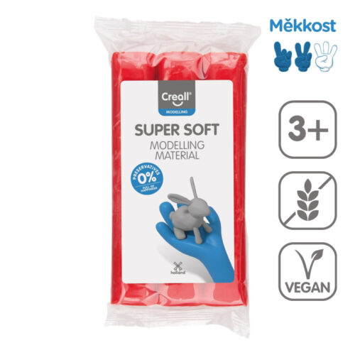 3086-large_default Modelovací hmota Creall Super soft - 500 g / červená