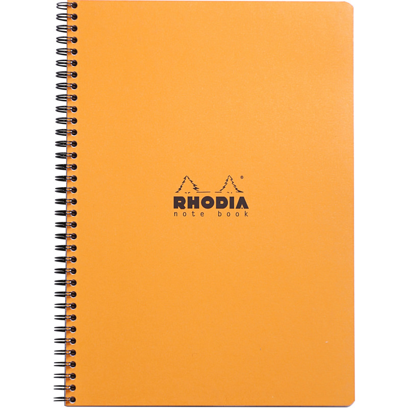 3131-large_default Blok kroužkový Clairefontaine Rhodia A4+ - čtvereček / 80 listů / oranžová