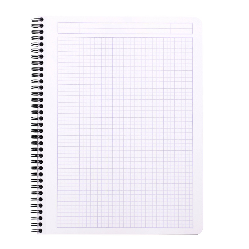 3132-large_default Blok kroužkový Clairefontaine Rhodia A4+ - čtvereček / 80 listů / oranžová