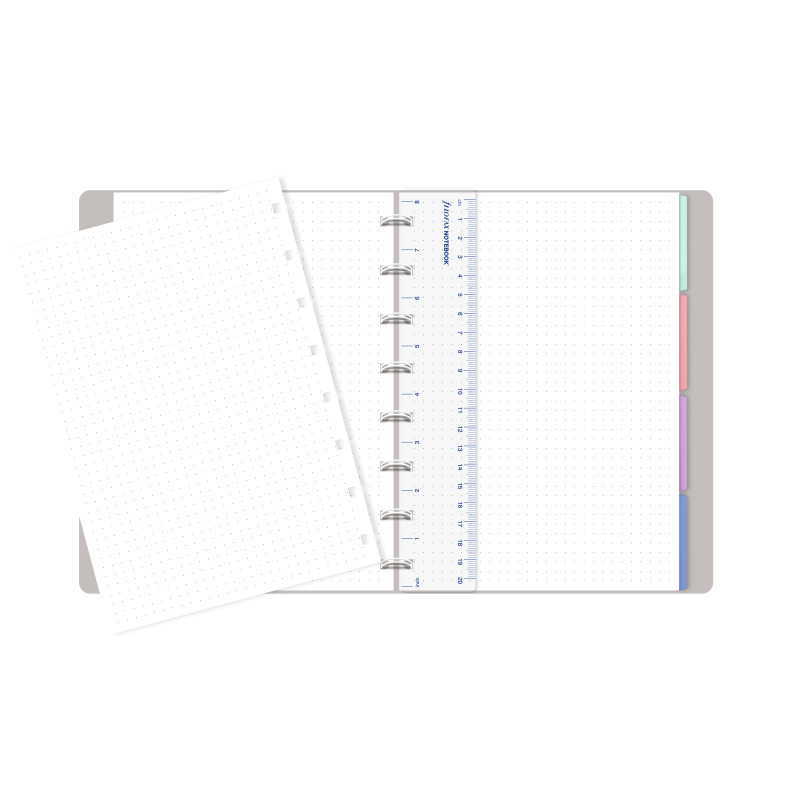 3515-large_default Blok Filofax Notebook Pastel pastel. šedá - A5/56l