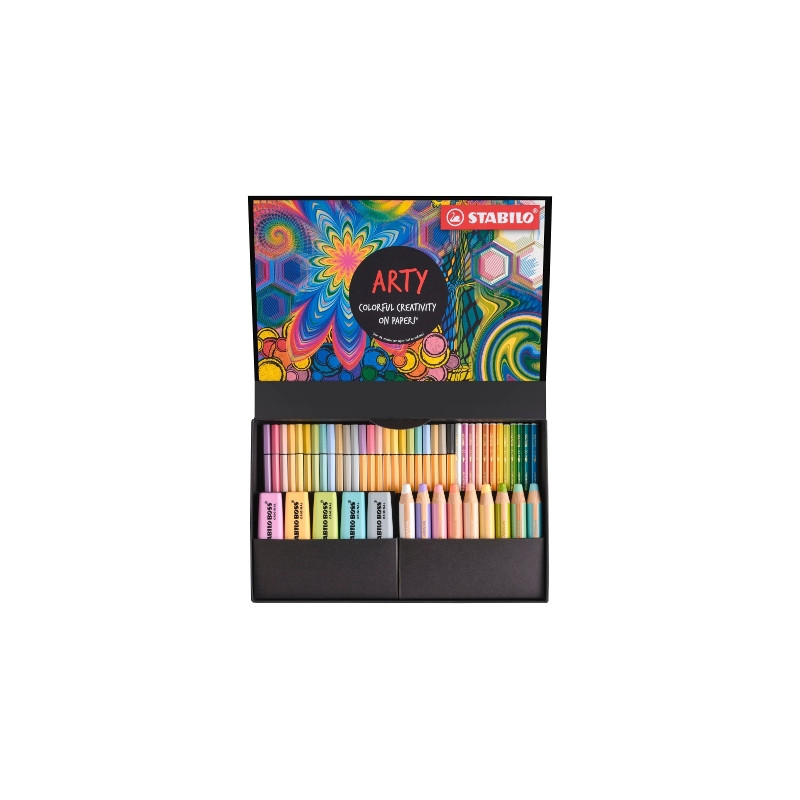 Kreativní sada Pastel STABILO® ARTY - 50 ks