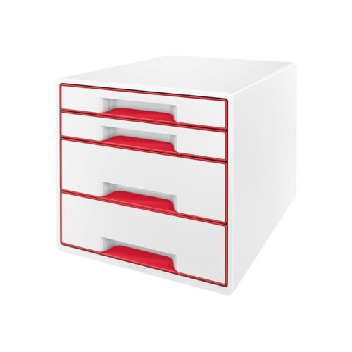 3953-large_default Zásuvkový box Leitz WOW - 2+2 zásuvky / červená