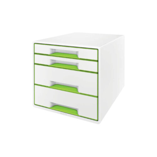 3957-large_default Zásuvkový box Leitz WOW - 2+2 zásuvky / zelená