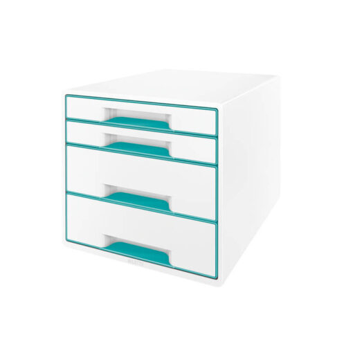 3961-large_default Zásuvkový box Leitz WOW - 2+2 zásuvky / tyrkysová