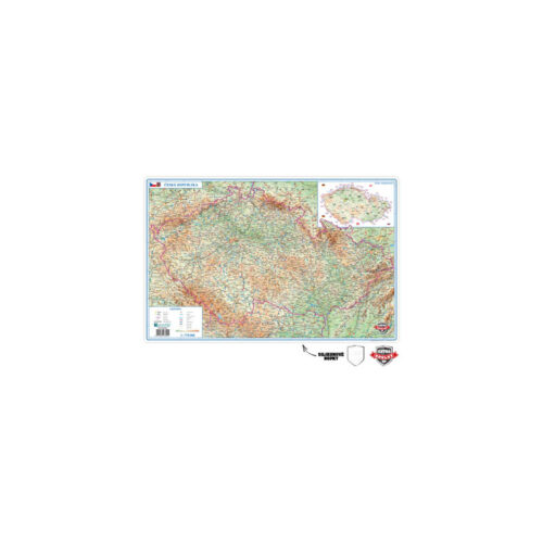 408-large_default Pracovní podložky dekorované - jednostranná / mapa Česká republika