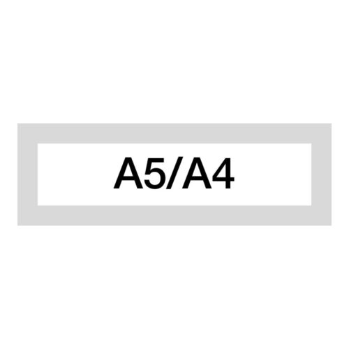 4114-large_default Magnetický informační rámeček LEAN A5/A4 - 230 x 75 mm / šedá / 10 ks