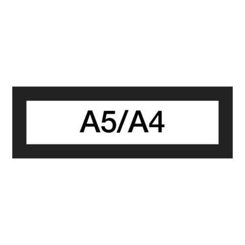 4118-large_default Magnetický informační rámeček LEAN A5/A4 - 230 x 75 mm / černá / 10 ks