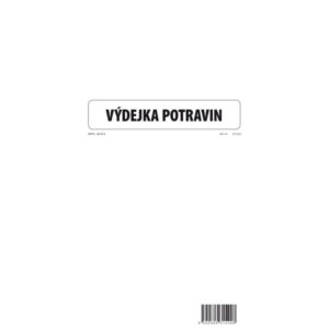 Výdejky potravin a denní přehled stravování A4 / 130 listů
