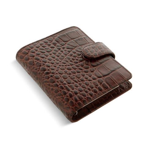4618-large_default Diář Filofax Classic Croc - kapesní / kaštanová