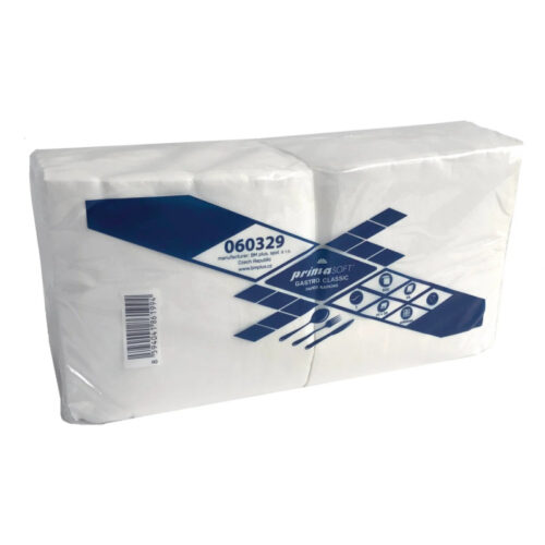 PrimaSoft Gastro papírové ubrousky 1-vrstvé 33 x 33 cm 500ks