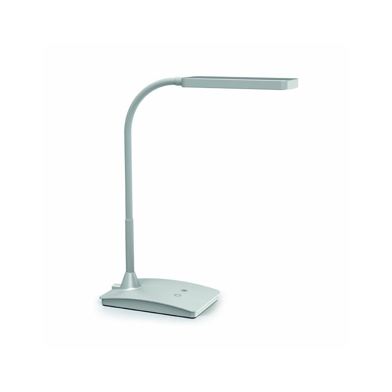 Lampa LED Maul pearly color vario stmívatelná - stříbrná