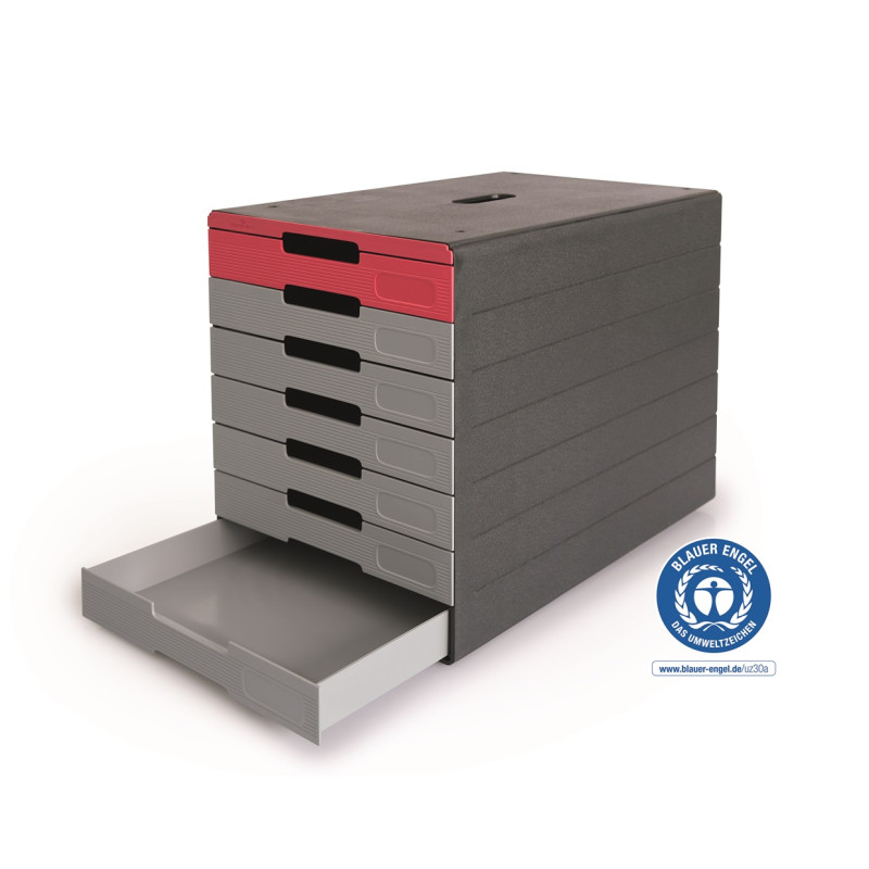 4816-large_default Zásuvkový box IDEALBOX PRO 7 - 7 zásuvek / červená