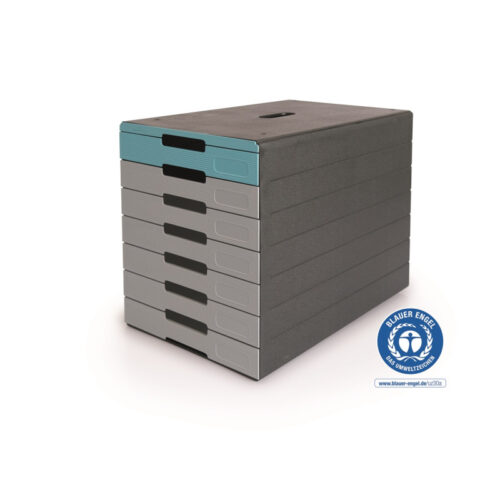 Zásuvkový box IDEALBOX PRO 7 - 7 zásuvek / modrá