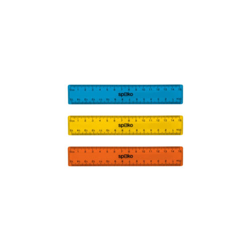 Pravítko SPOKO 15 cm - mix