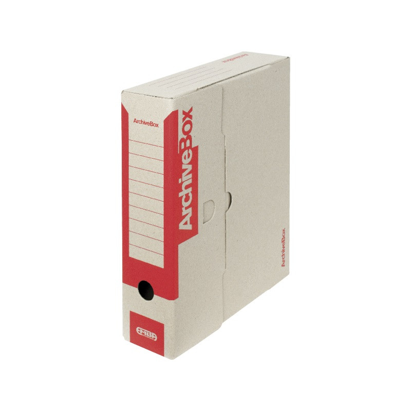 Archivní box Emba A4 hřbet 7,5 cm / červená