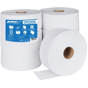 5253-large_default Papír toaletní PrimaSoft Jumbo bílý - průměr 230 mm