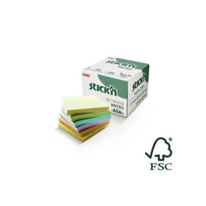 5340-large_default Samolepicí bločky Stick´n by Hopax FSC - 76 x 76 mm / 6 x 100 lístků / pastelové barvy