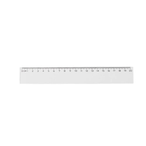 Pravítko 20 cm - transparentní