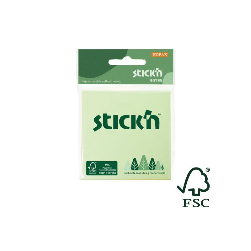 594-large_default Samolepicí bločky Stick´n by Hopax FSC - 76 x 76 mm / 3 x 50 lístků / pastelové barvy