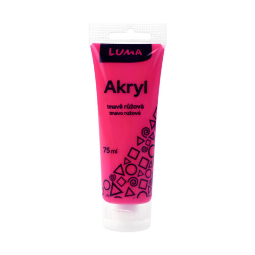 5940-large_default Akrylová barva LUMA - 75 ml / tmavě růžová
