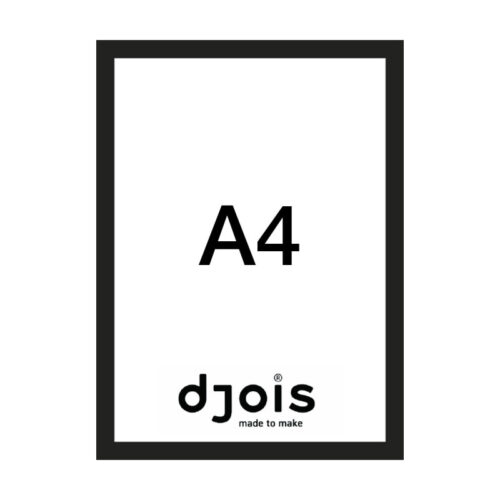 6187-large_default Magnetický informační rámeček LEAN - A4 / 230 x 317 mm / černá / 10 ks