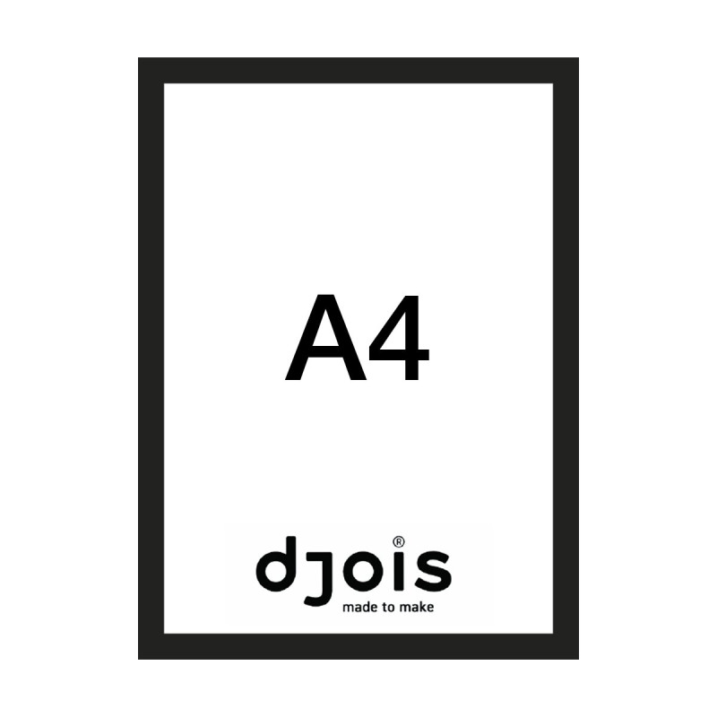 6187-large_default Magnetický informační rámeček LEAN - A4 / 230 x 317 mm / černá / 10 ks