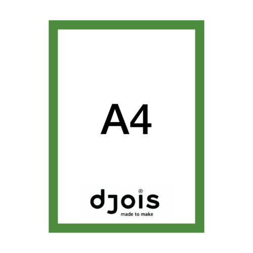 6191-large_default Magnetický informační rámeček LEAN - A4 / 230 x 317 mm / zelená / 10 ks