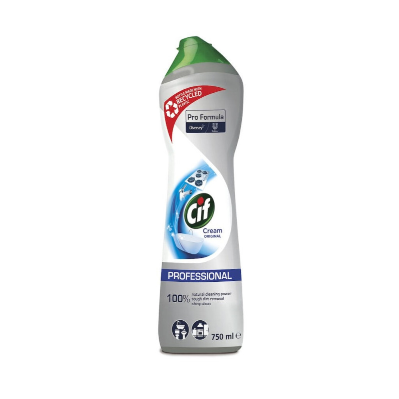 6418-large_default Tekutý krém CIF Professional 750 ml / Bílý