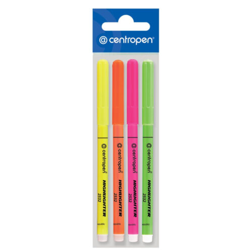 6480-large_default Zvýrazňovač Centropen 2532 / sada 4 ks