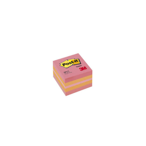 6861-large_default Samolepicí bločky Post-it minikostky - růžová / 400 lístků