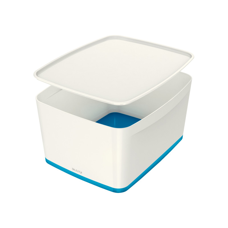 6897-large_default Organizační box MyBox - s víkem L / bílo - modrá