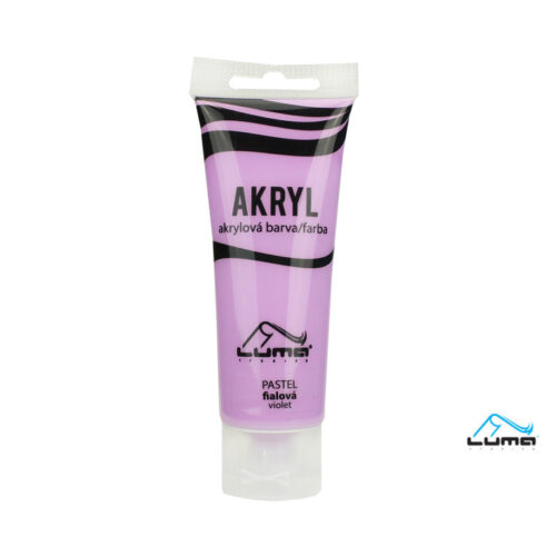 Akrylová barva LUMA - PASTEL / 75 ml / fialová