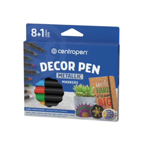 7499-large_default Popisovač Centropen DECOR PEN Metallic 2737 / 8+1