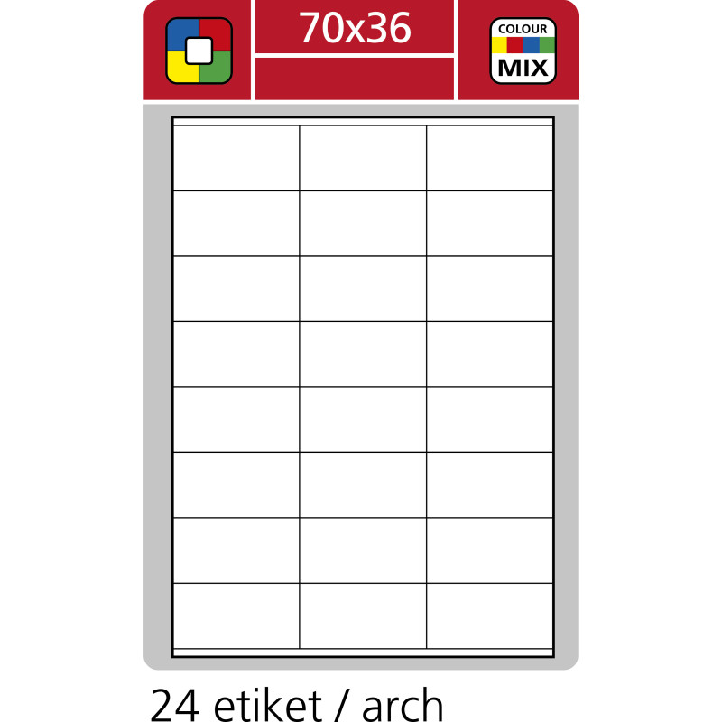 7738-large_default Print etikety A4 pro laserový a inkoustový tisk / 30 archů - 70 x 36 mm (24 etikety / arch)