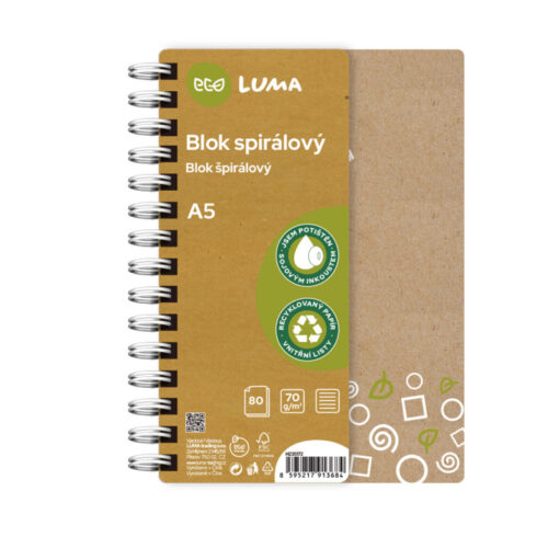 7863-large_default Blok kroužkový ECO LUMA - A5 / linka