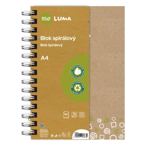 7864-large_default Blok kroužkový ECO LUMA - A4 / linka