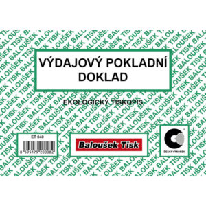 800-large_default Výdajový pokladní doklad Baloušek A6 / nečíslovaný / 50 listů / ET040