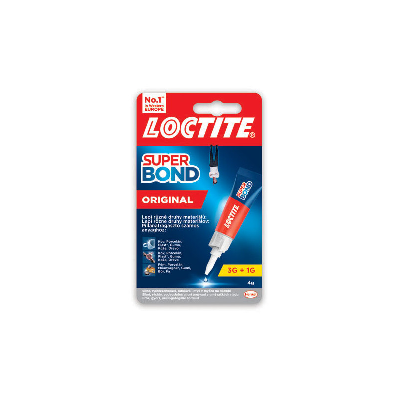 Vteřinová lepidla LOCTITE SuperBond ORIGINAL 4g