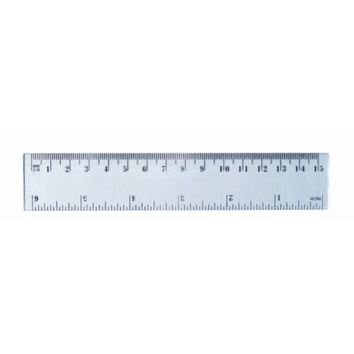 Pravítko 15 cm - transparentní