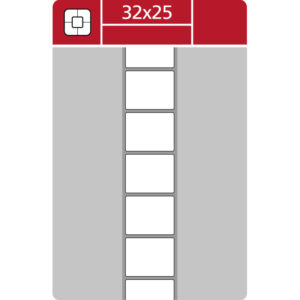8406-large_default Etikety pro termotransferové tiskárny - 32 x 25 mm / 3000 etiket na kotouči
