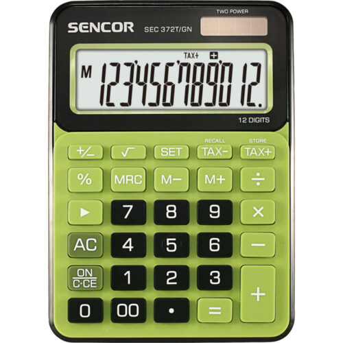 8692-large_default Kalkulačka Sencor SEC 372T displej 12 míst / zelená