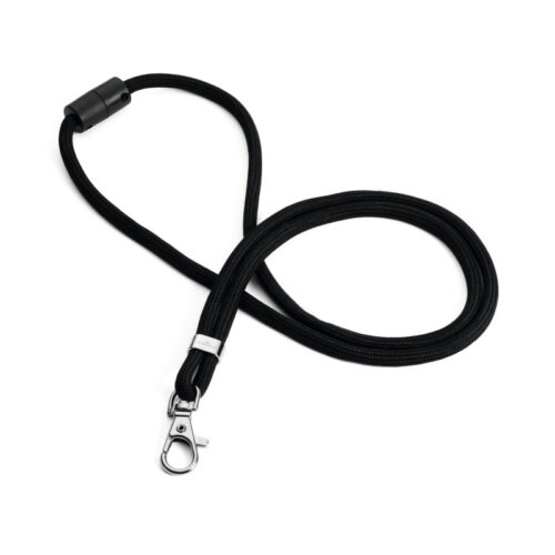 Textilní šňůrka Durable - černá / 46 cm