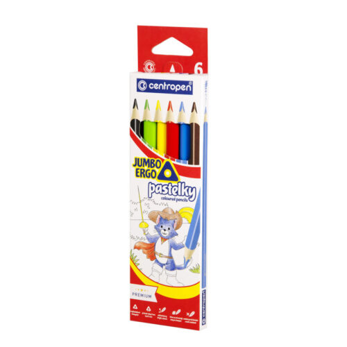 Pastelky Centropen 9522 JUMBO ERGO - 6 barev