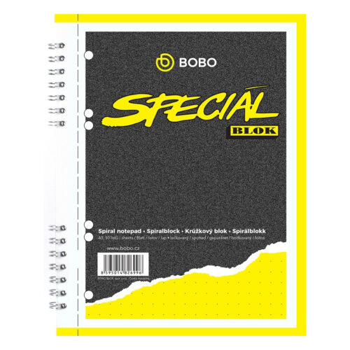 9923-large_default Blok BOBO speciál - A5 / tečkovaný