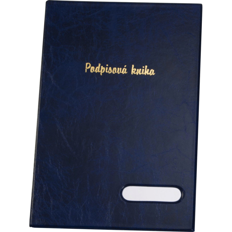 9984-large_default Kniha podpisová Hanibal - imitace kůže / modrá